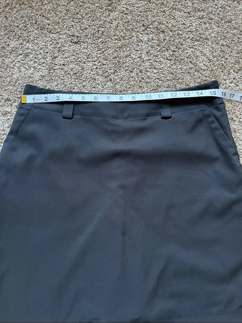 Nike Golf Dri-FIT Black Performance Skort  Size 8 Medium Athletic Golf Tennis